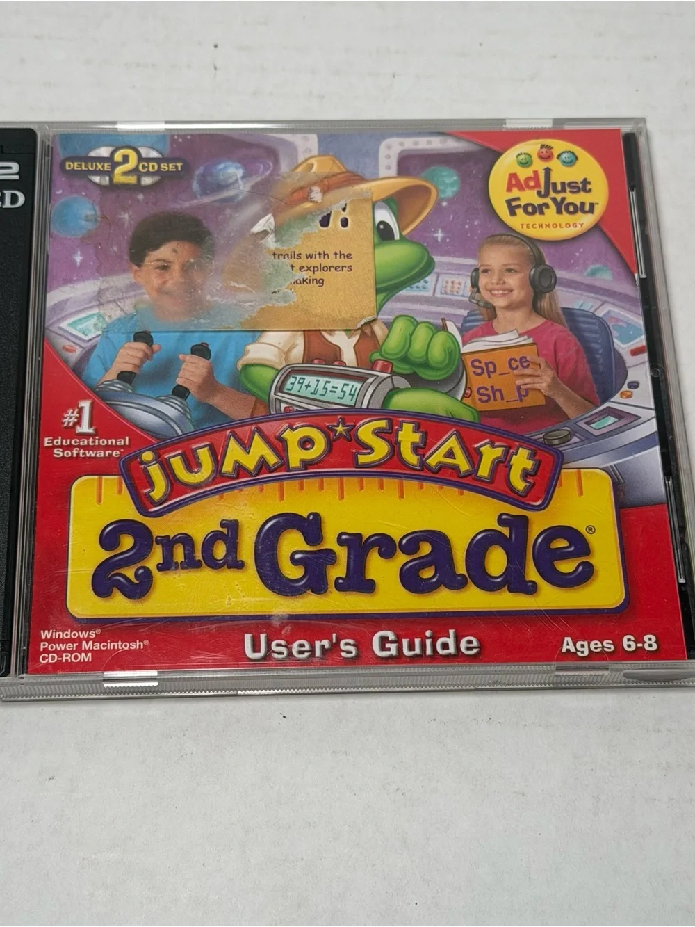 JumpStart - 2nd Grade User's Guide - CD Vintage 1990s PC Game Learning